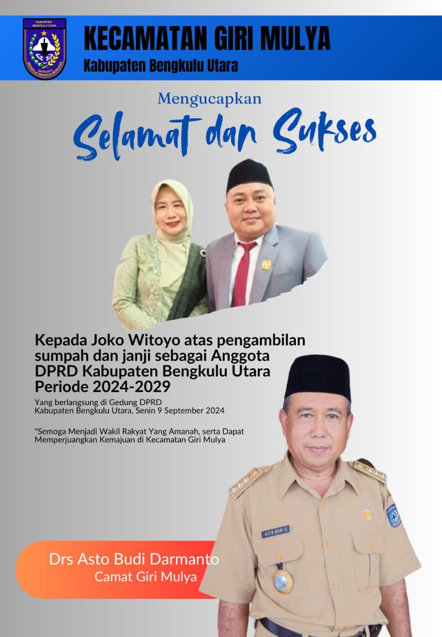 Ucapan Joko Witoyo