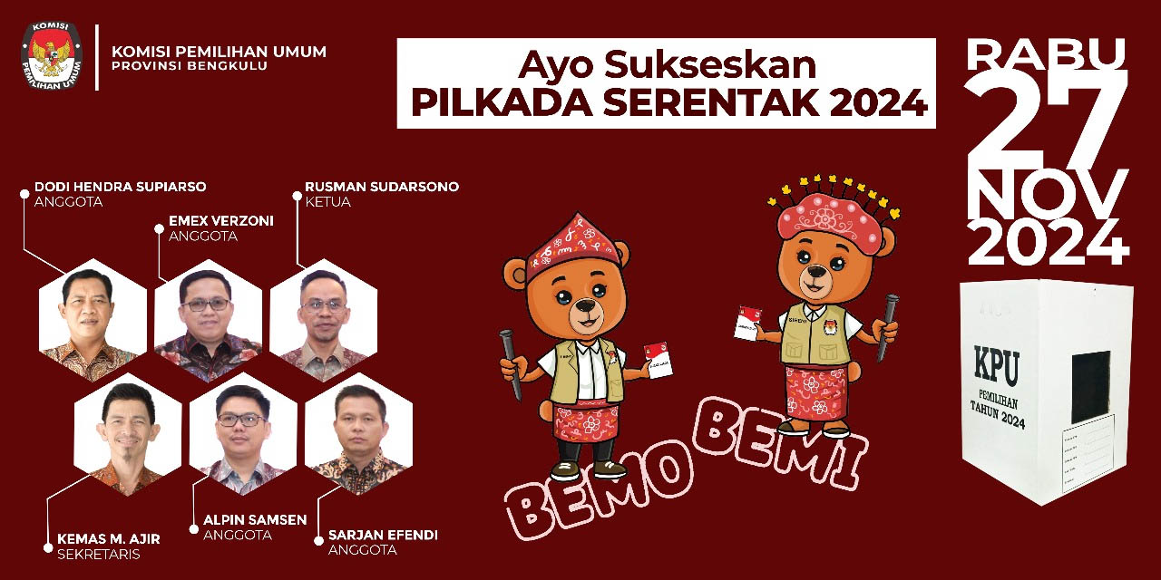 Sosialisasi Pilkada 2024 KPU Provinsi Bengkulu