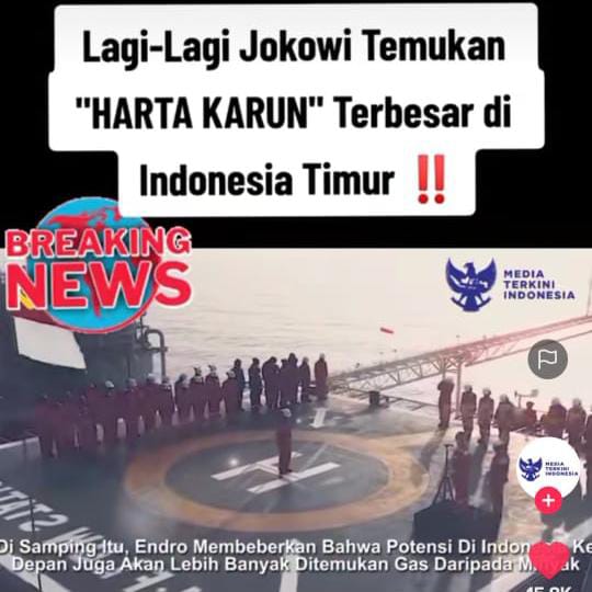 Kabar Gembira, Lagi-lagi Presiden Jokowi Temukan Harta Karun Terbesar di Dunia.