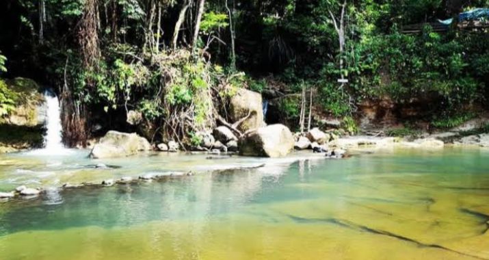 Air Terjun Napal Jungur, Wisata Indah Berwarna Hijau Kebiruan di Seluma