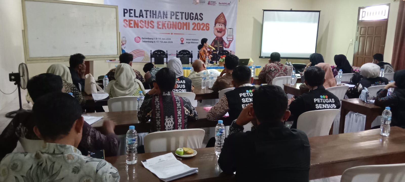 BPS Bimtek 318 Petugas Sensus Ekonomi, Juli Mulai Data Warga Bengkulu Utara