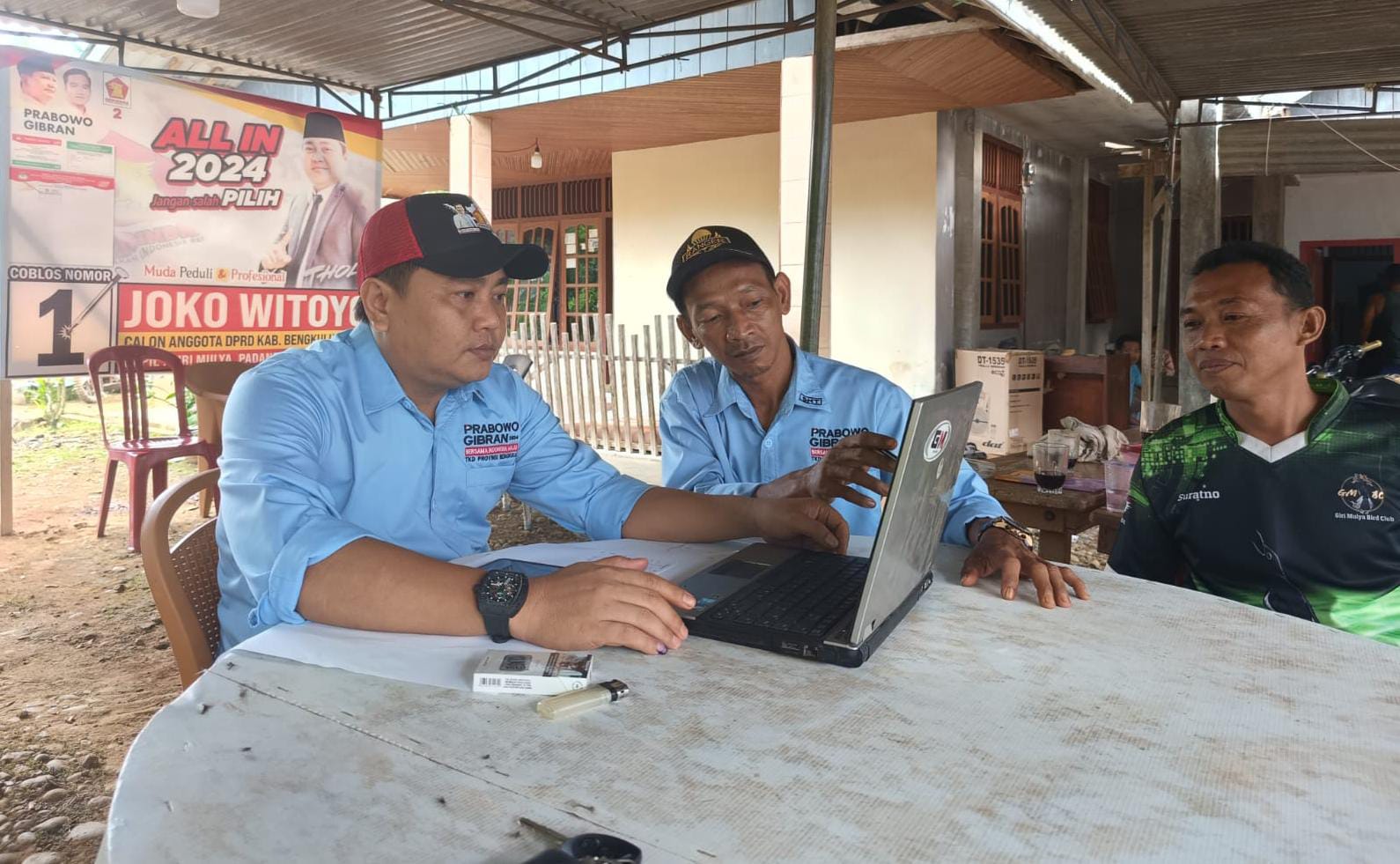 19 TPS di Desa Suka Makmur dan Giri Mulya, Prabowo-Gibran Menang Telak