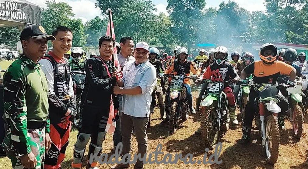 Ratusan Rider Meriahkan One Day Polsek Giri Mulya Trail Adventure