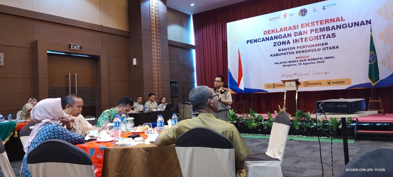 Bangun Zona Integritas, Kantah BU Siap Disanksi