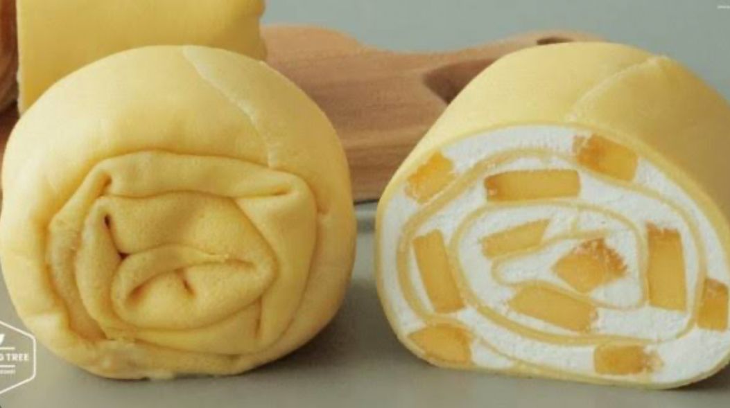 'Kue Handuk' Viral di Bengkulu, Ini Resep Mango Towel Roll Cake