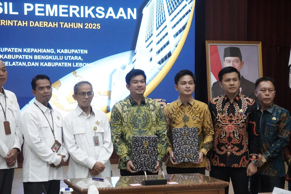 Terima LHP LKPD 2025, Pemkab Bengkulu Utara Raih Predikat Opini WTP