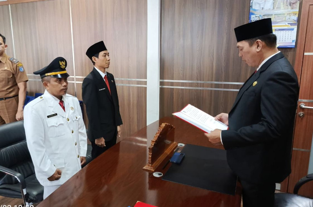 Wujudkan Bengkulu Utara Mahabbah, Sekda Lantik Camat Giri Mulya 