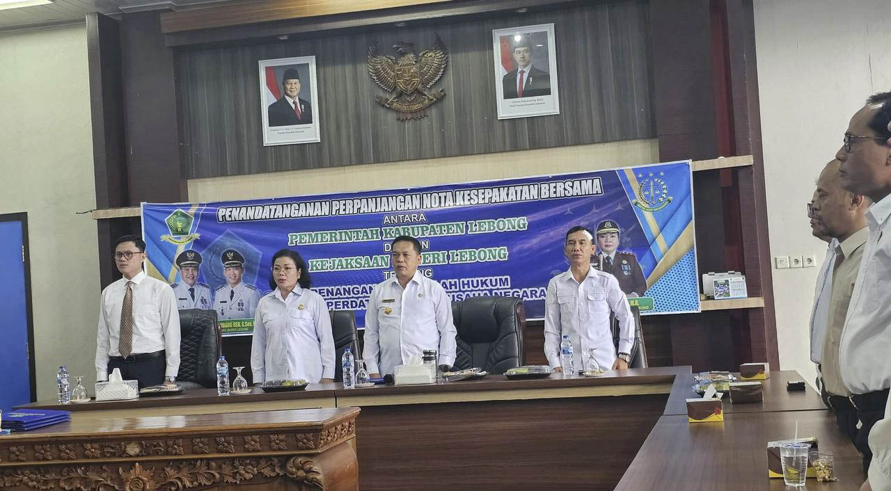 Pemkab Lebong dan Kejari Teken MoU Penanganan Masalah Hukum Bidang Perdata dan Tata Usaha Negara