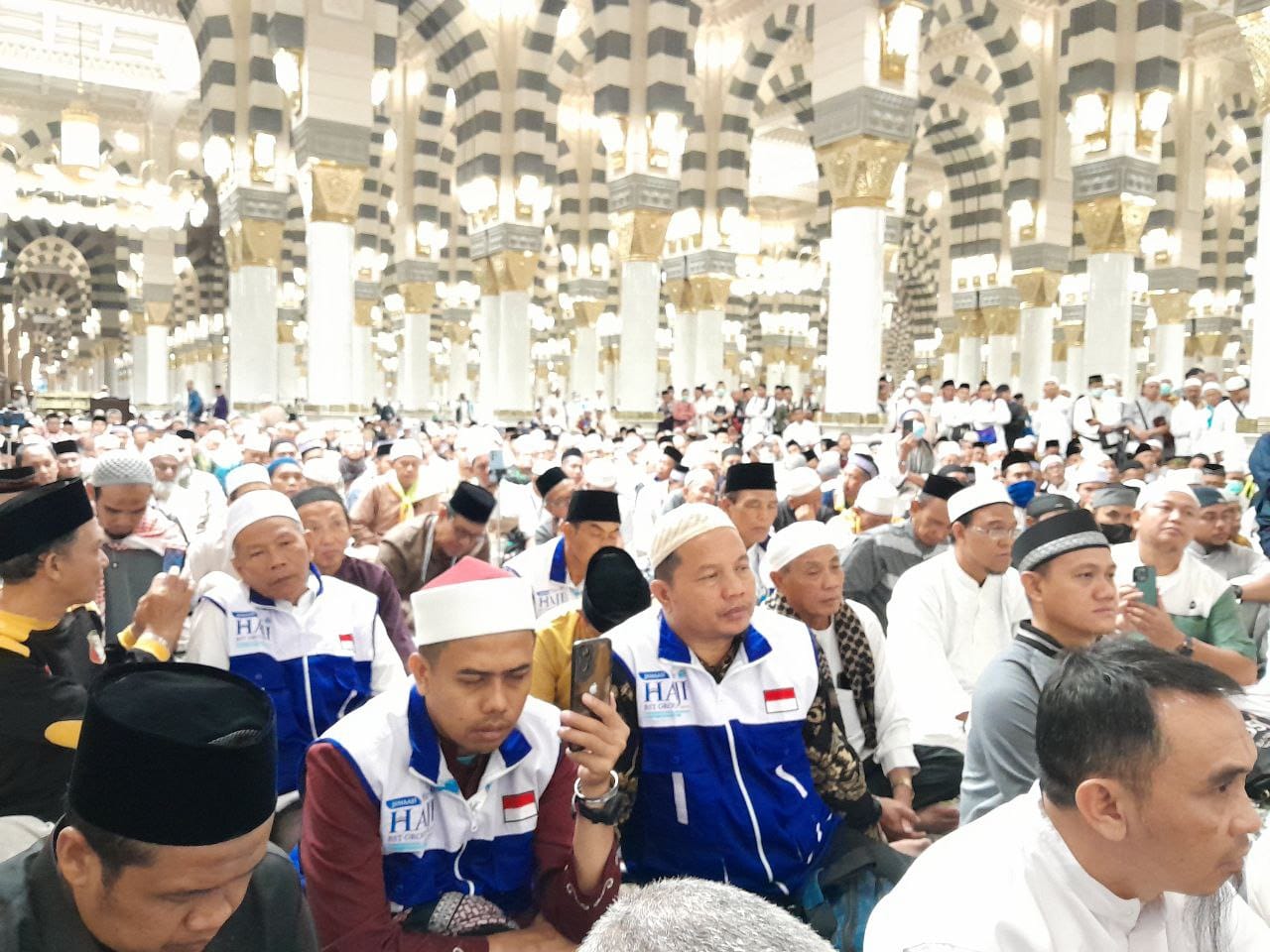 Ustaz Asal Riau Ini, Setiap Hari Berikan Kajian Kepada Jamaah Haji Indonesia di Masjid Nabawi