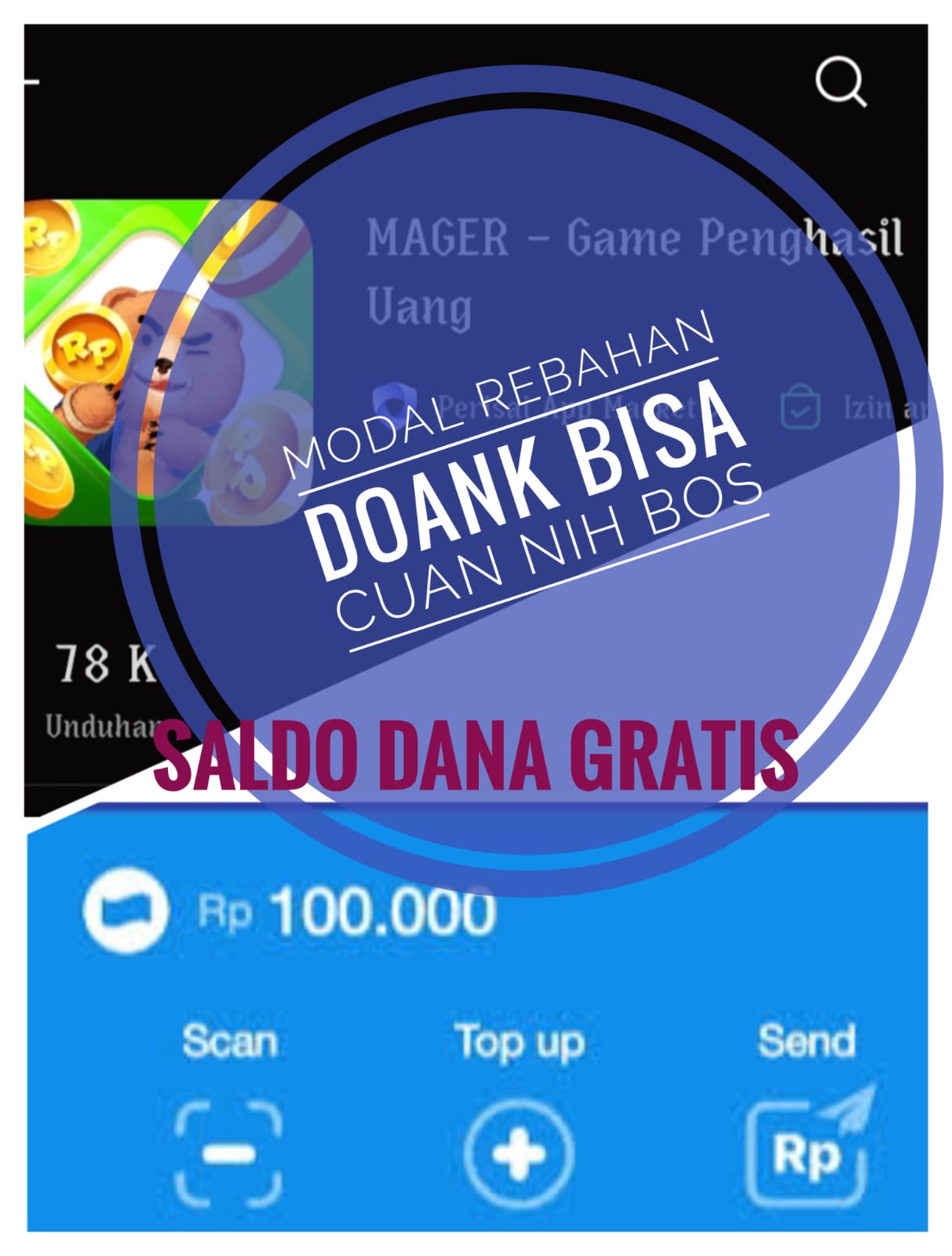 Sambil Rebahan, Saldo Dana Gratis Bertambah Hingga Rp.100.000, yuk Coba