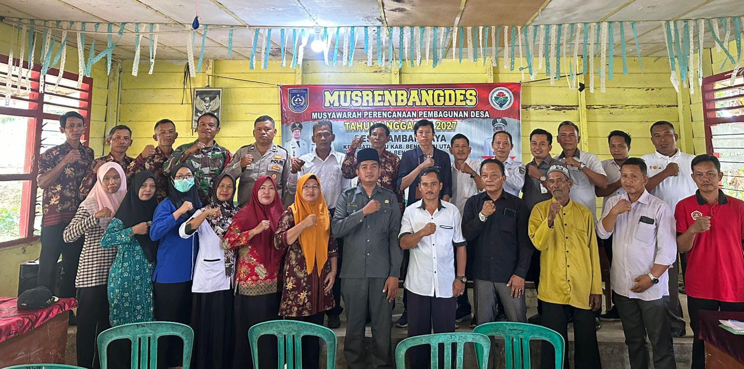 Pemdes Samban Jaya Serap Aspirasi Warga dalam Musrenbangdes 2027