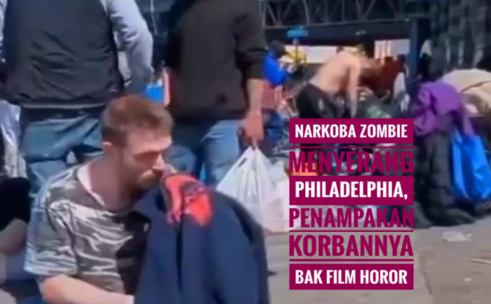 Narkoba Zombie Menyerang Philadelphia, Penampakan Korbannya Bak Film Horor