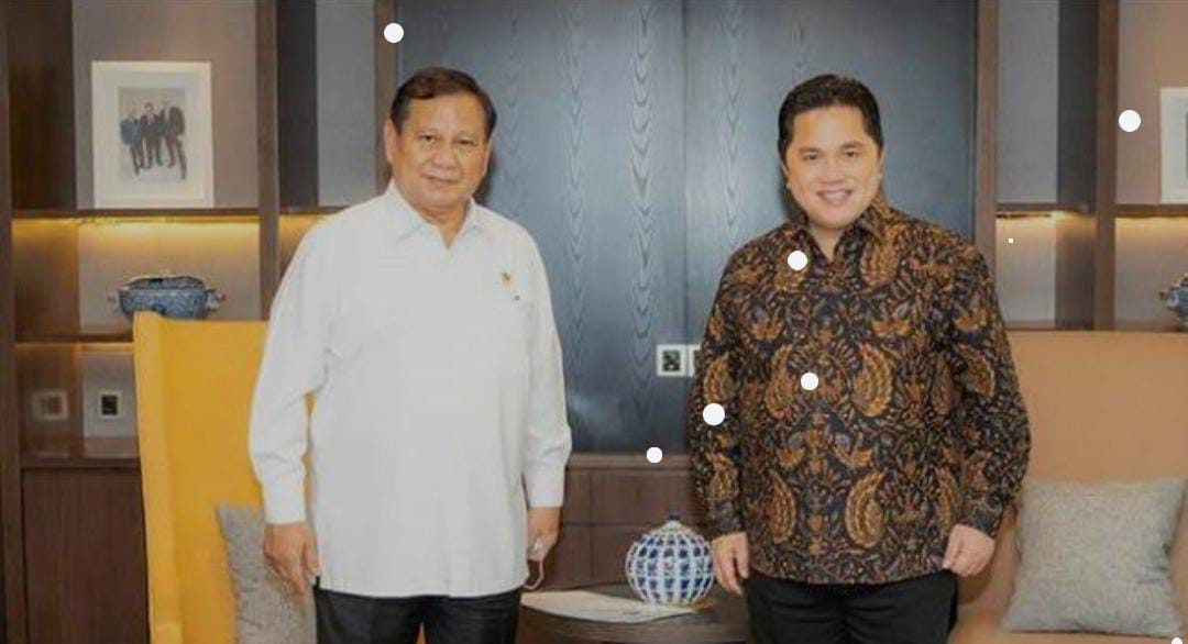 Prabowo dan Erick Thohir Tampil Mesra di Hadapan Publik, Para Pakar Politik Mulai Sibuk Menerawang Suhu di PKB