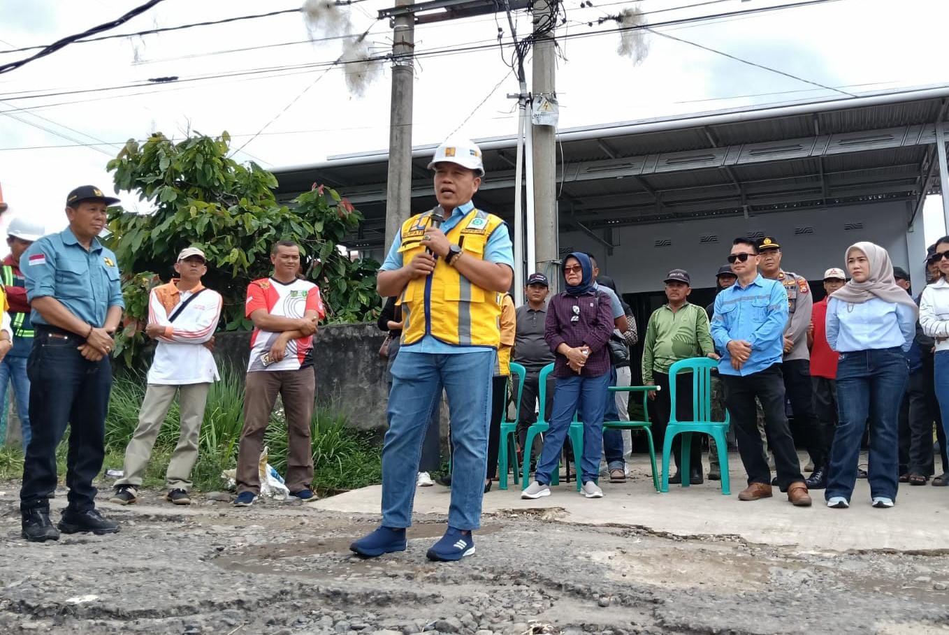Realisasikan Program Prioritas, Bupati Lebong Titik Nol Pembangunan GOR Saweak Salok