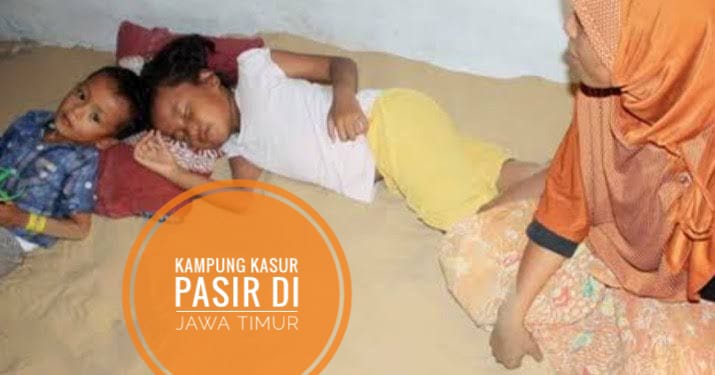 Selain Kampung Janda, Ada Kampung Kasur Pasir di Jatim, Tidur hingga Makan di Atas Pasir