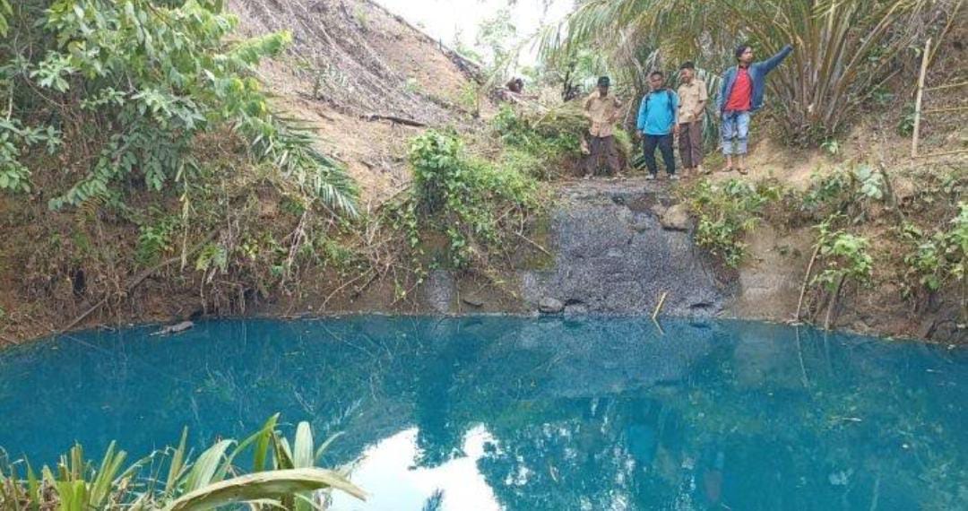 Ini Penyebab Danau Biru di Talang Boseng, Bukan Keajaiban Teryata