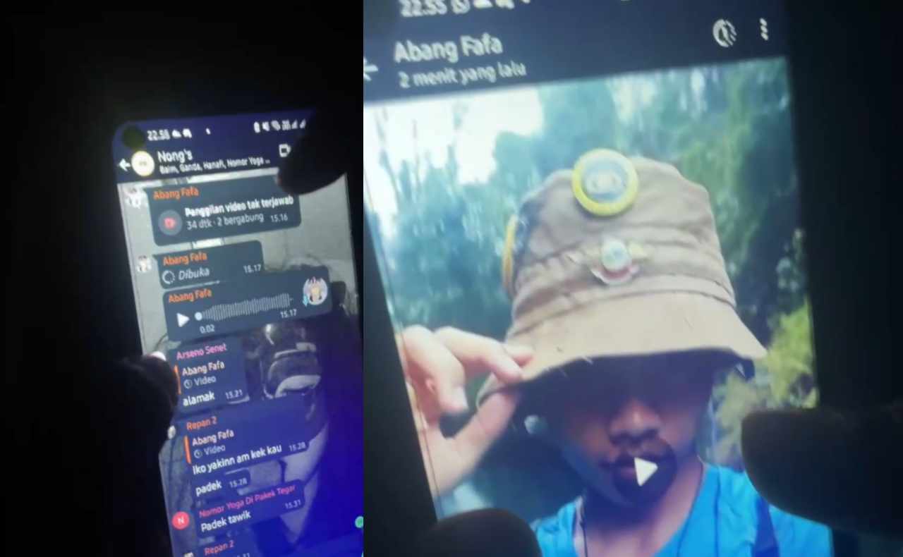 Sebelum Dikabarkan Hilang, Korban Sempat Kirim Video ke Group WhatsApp 