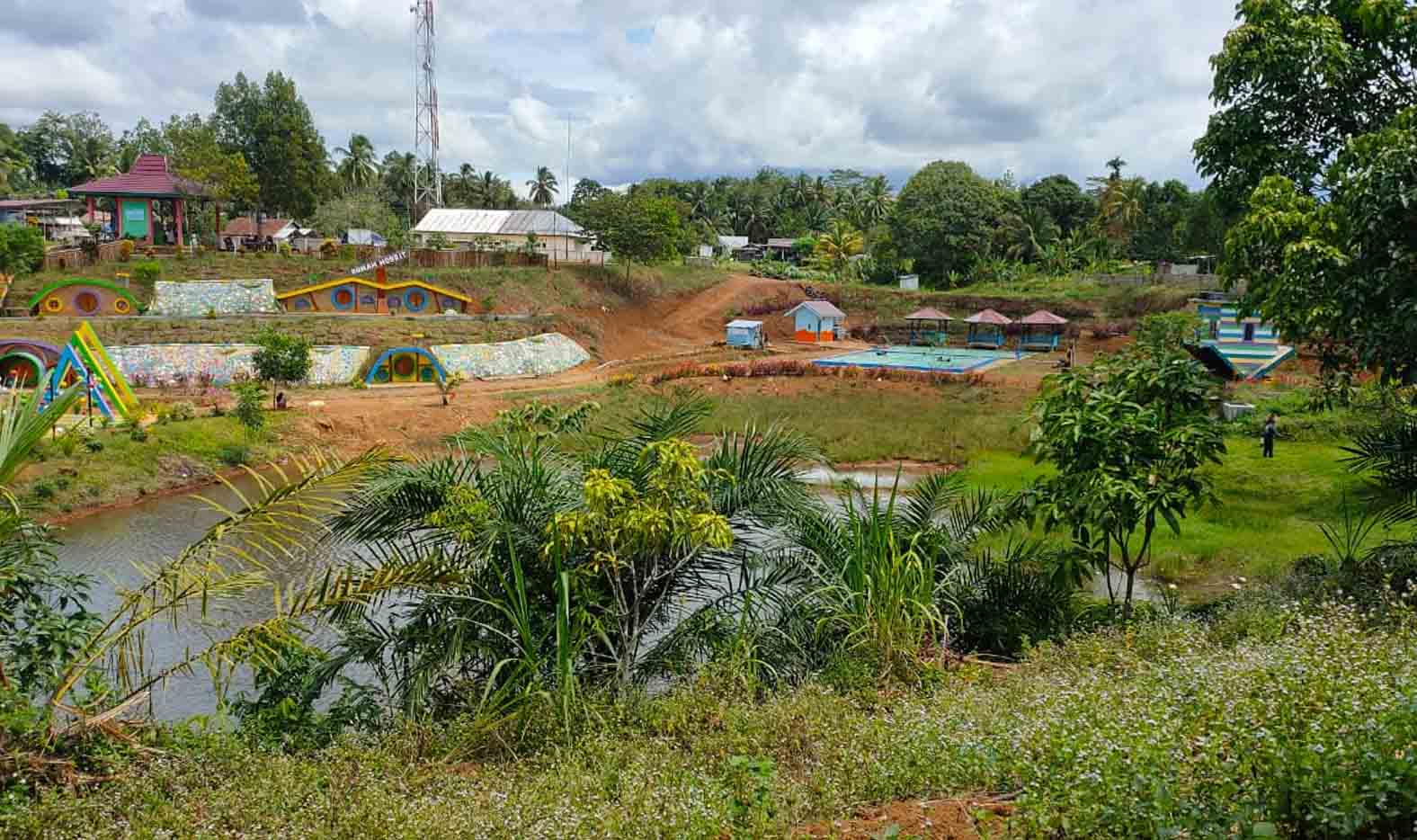 Embung Tirto Darmo, Wahana Wisata di Kecamatan Padang Jaya