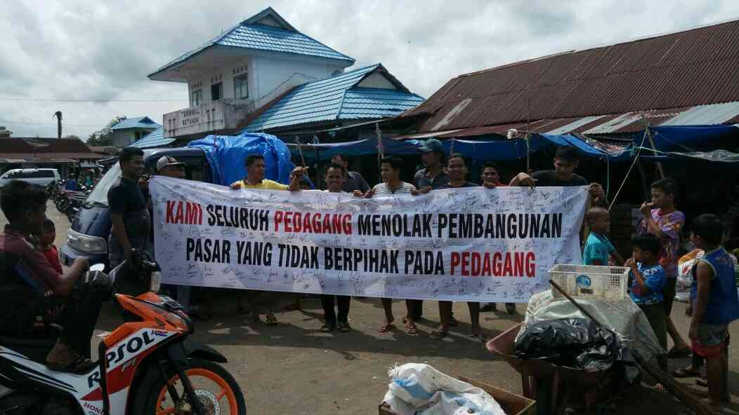 Polemik Pasar KTM Lagita Dilapor ke Plt Gubernur