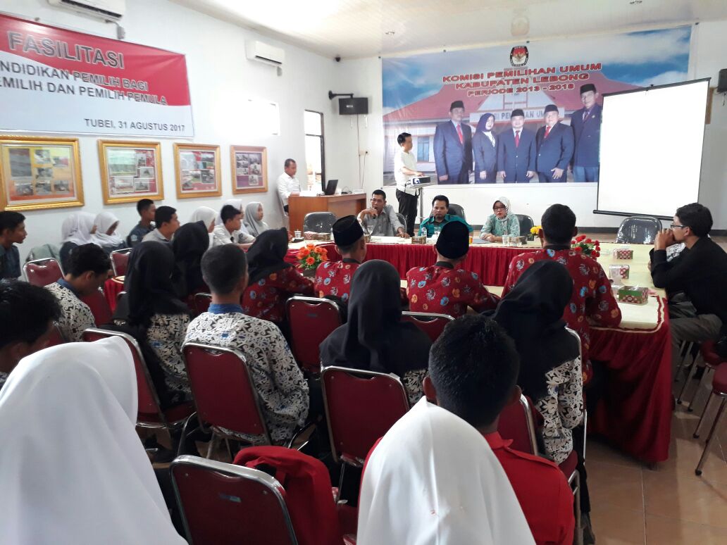 Cerdaskan Pemilih Pemula, 35 Pelajar Jadi Sahabat KPU