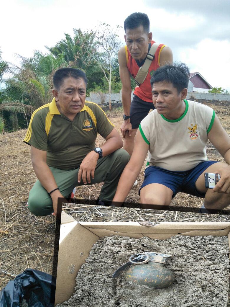 Buka Lahan, Warga Timur Indah Dapat Granat