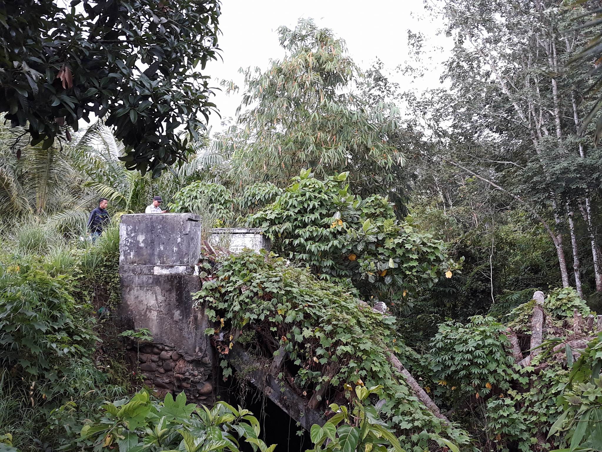 Jembatan Lubuk Gading Kian Terbengkalai