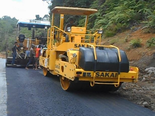 Positif, Proyek Jalan Hotmix Air Pandan Terbengkalai