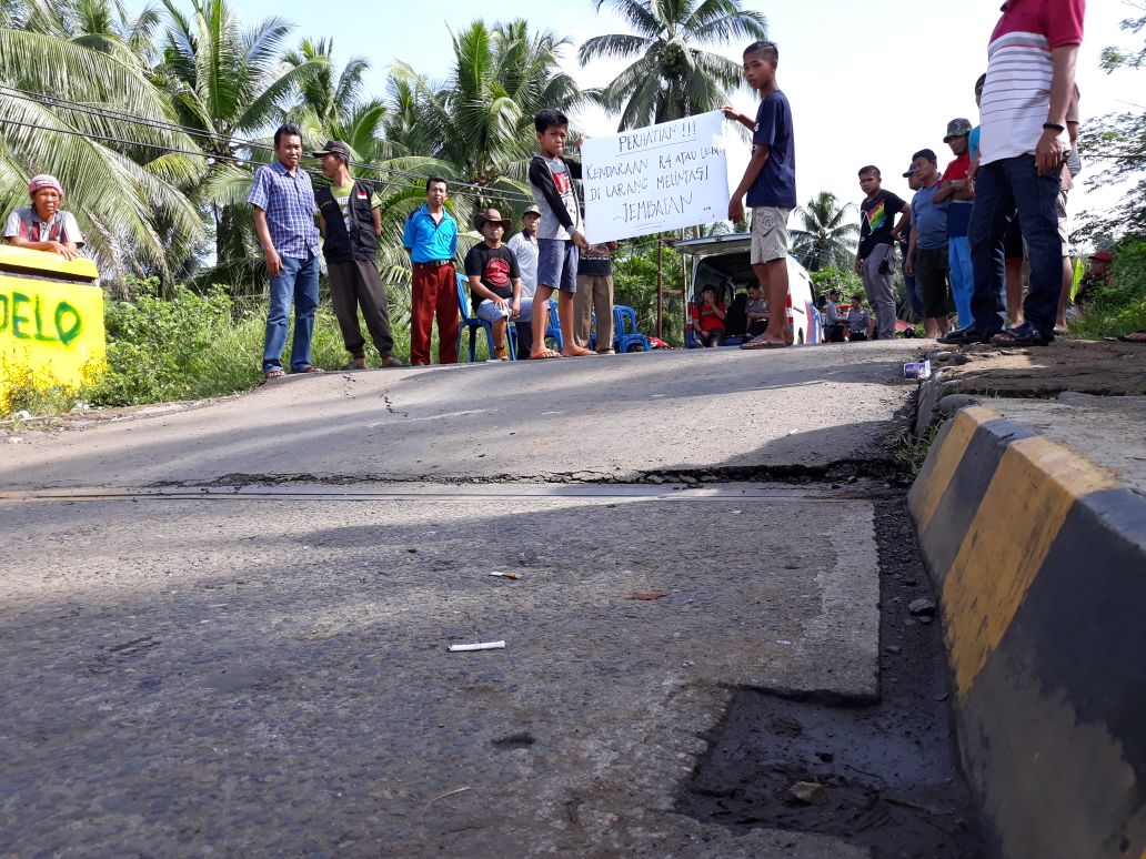 Jembatan TAP Amblas, Ini Kondisi dan Jalur ke Bengkulu