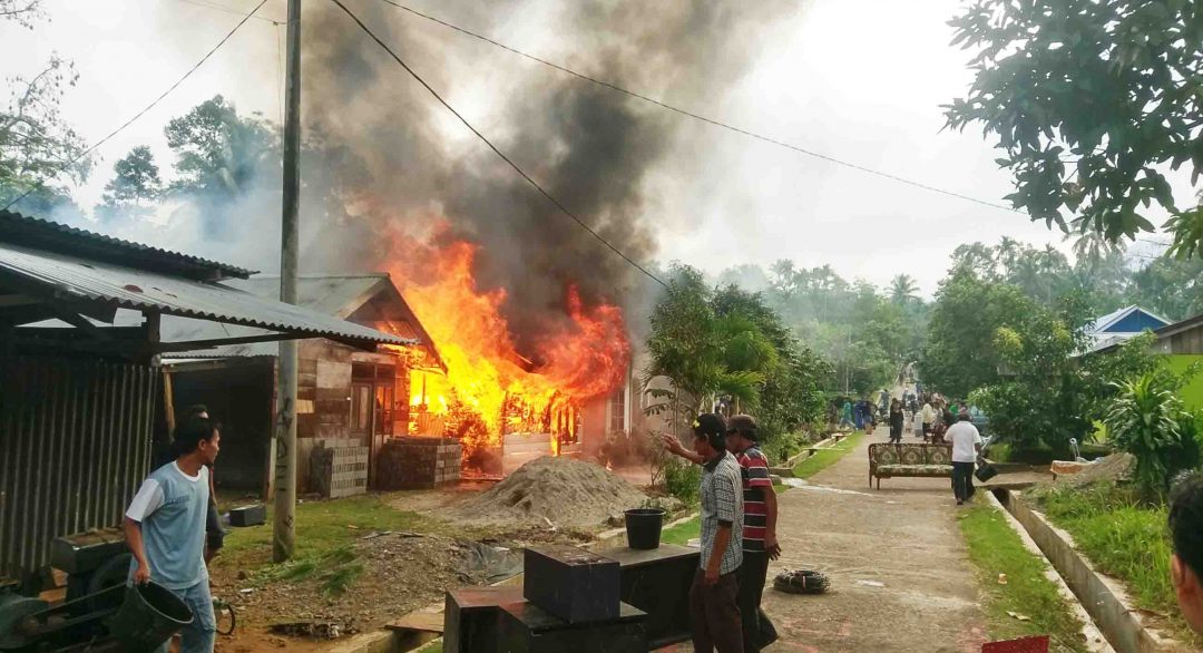 Suasana Kebakaran Sempat Mencekam