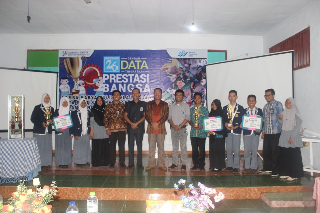 Lomba Karya Tulis, BPS BU Nobatkan Duta Statistik Tk SMA