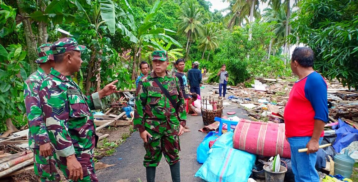 Bantu Korban Tsunami, Pasukan Kodam II Sriwijaya Diturunkan