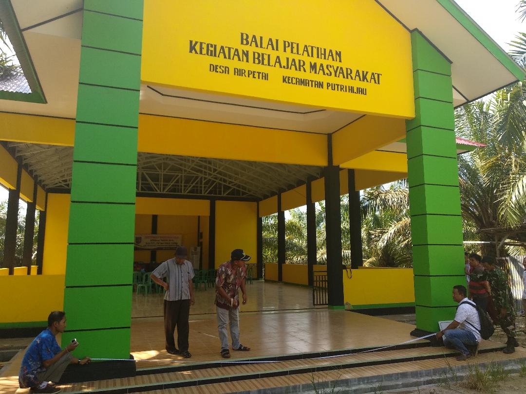 Balai Pelatihan Sudah Difungsikan