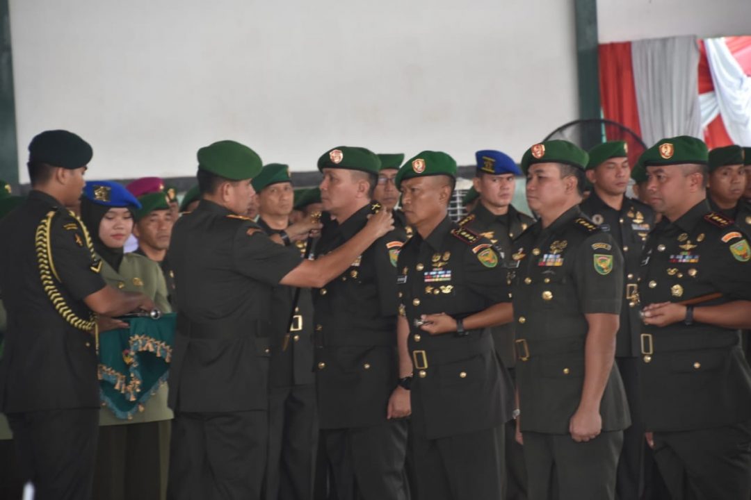 Pangdam II Sriwijaya Lantik Komandan Baru untuk Danrem 041/Gamas