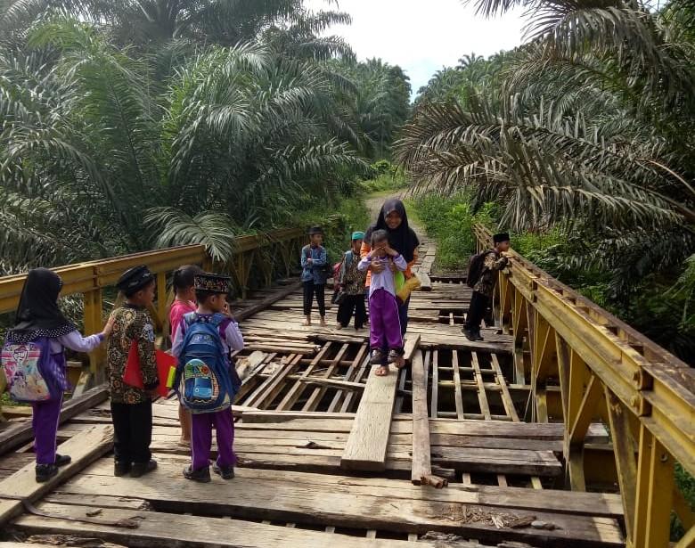 Forum TJSLP Didesak Perbaikan Jembatan Senanggai