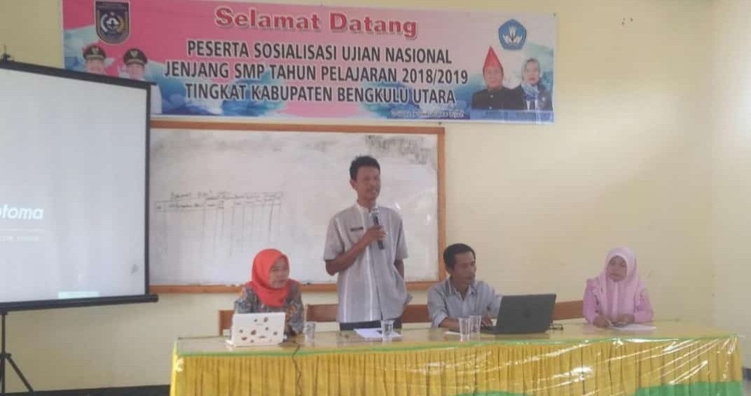 Dispendik Sosialisasi UN untuk SMP