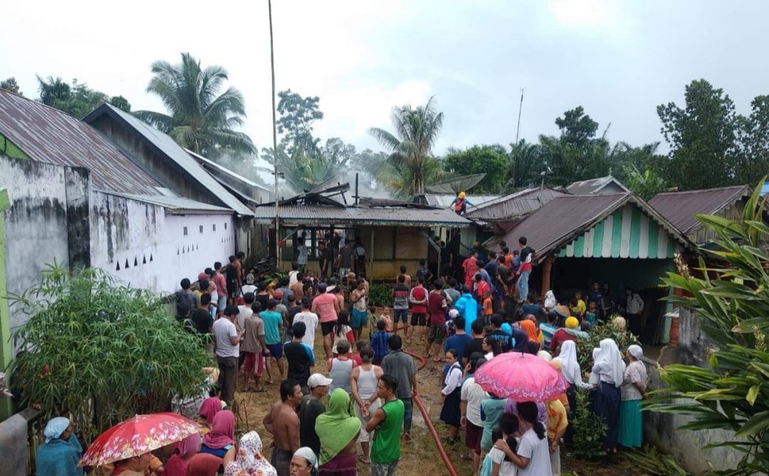 Rumah Tak Berpenghuni, Ludes Terbakar