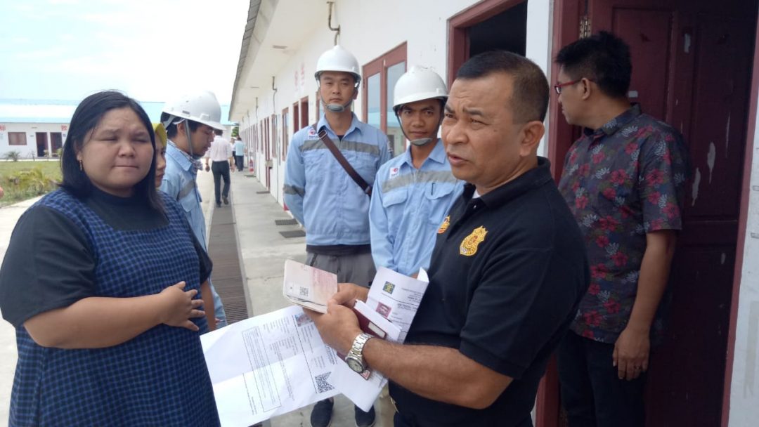 Disidak Imigrasi, TKA PLTU Lari Tunggang Langgang