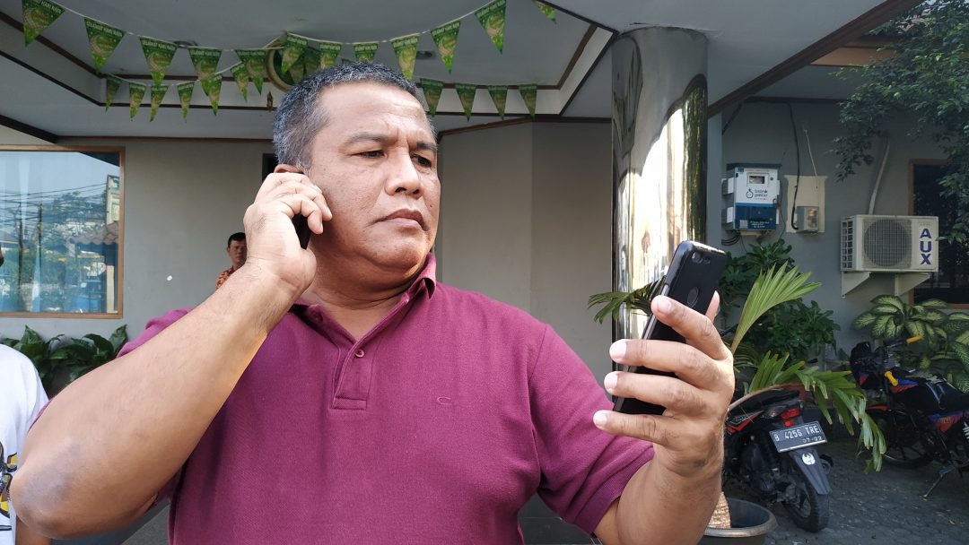 Dari Jakarta, Kadiskominfotik Pimpin Apel Via Teleconfrence