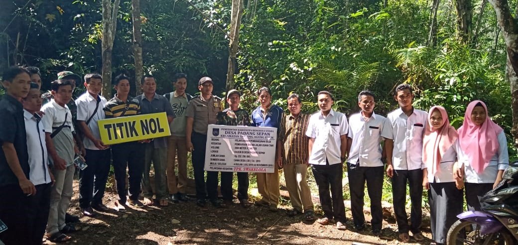 Padang Sepan Titik Nol Pembukaan Badan Jalan 3.900 M