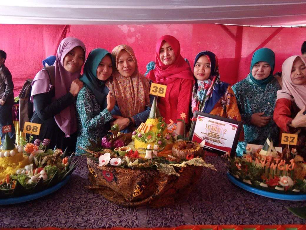 HUT Bhayankara, Sido Luhur Sabet Juara Hias Tumpeng