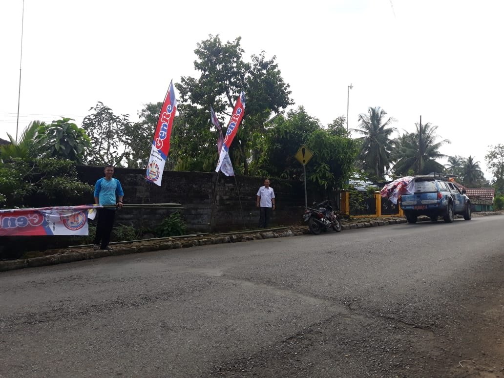 Umbul-umbul Harganas Mulai Hiasi Jalan