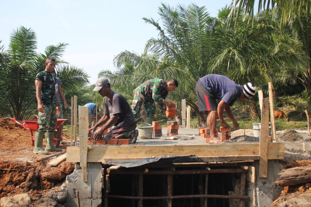 Plat Duicker Rampung, Jalan TMMD Bisa Dilewati