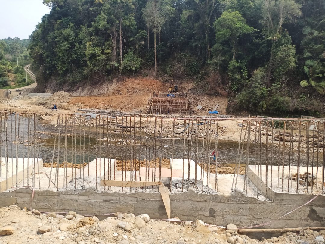 Pembangunan Jembatan Sumber Mulyo-Lubuk Selandak