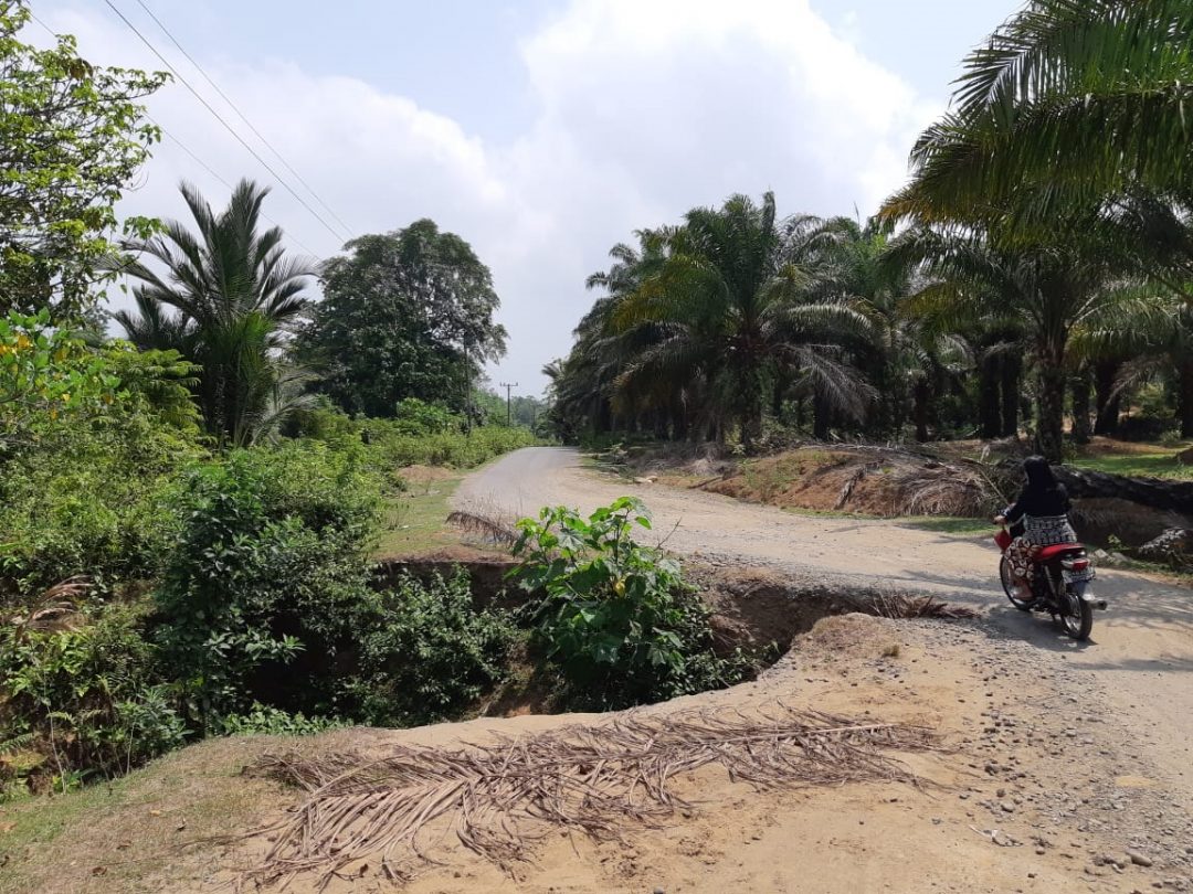 Jalan Menganga Belum Tersentuh Pembangunan