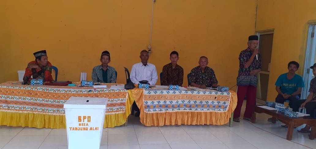 Pemilihan BPD Tanjung Alai Berjalan Lancar