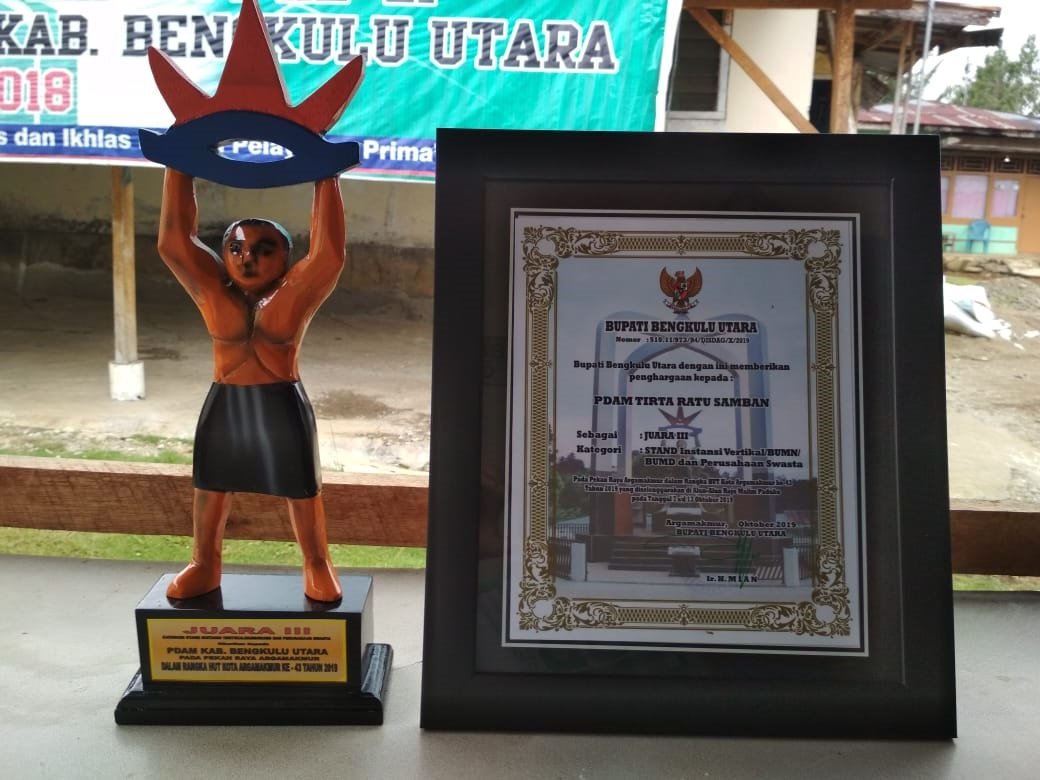 PDAM TRS BU Boyong Juara 3 Stand Pekan Raya HUT Kota