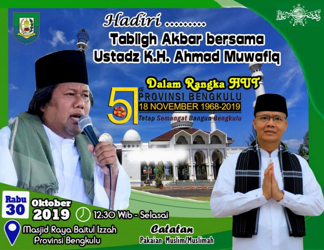 Gus Muwafiq Isi Tabligh Akbar HUT Provinsi