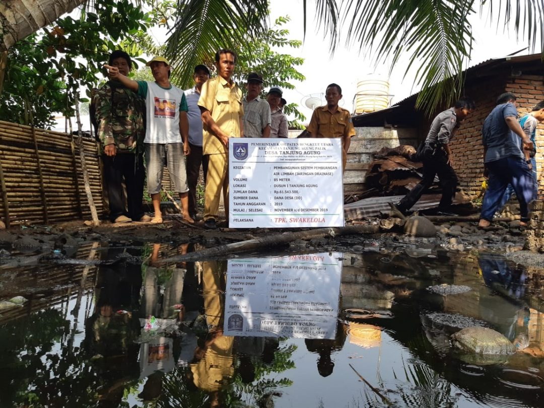 Tanjung Agung Bangun Drainase