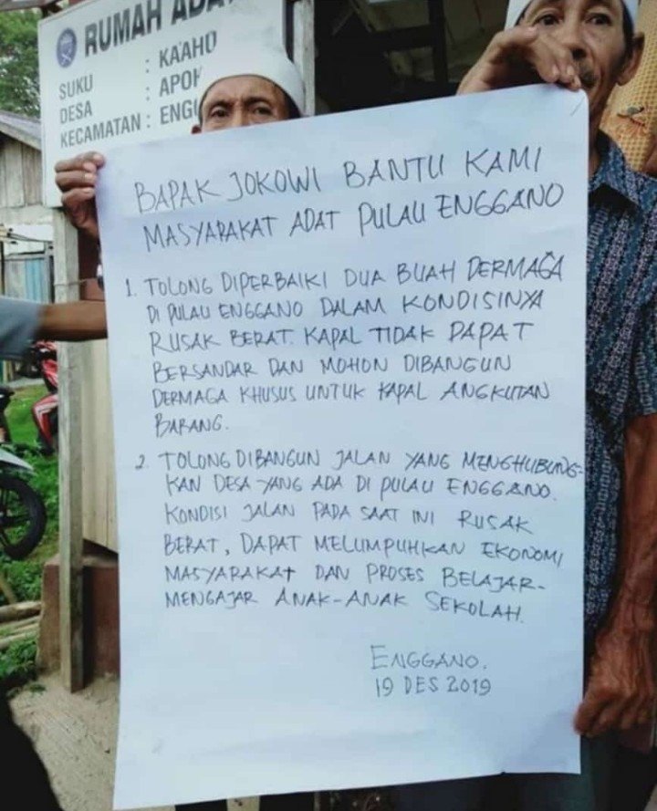 Derita Warga Enggano, Berharap Presiden Berikan Perhatian