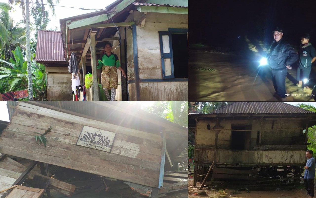 Ratusan Rumah di Sungai Gading Terendam Banjir